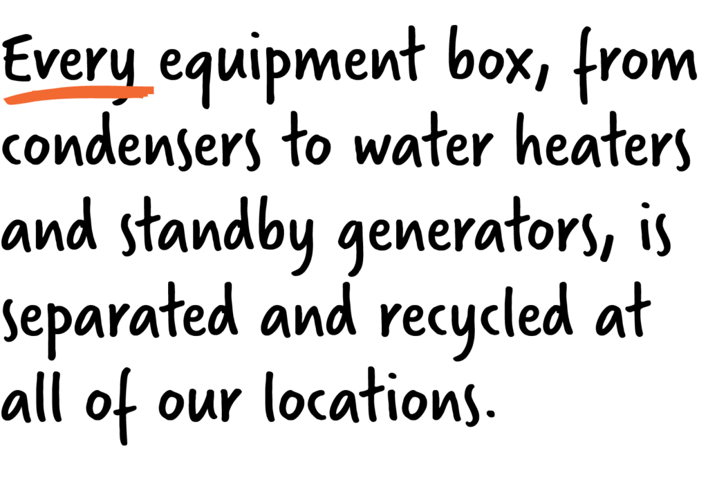 An orange horizontal brushstroke on a white background, perfect for adding a creative touch to your About Us section.